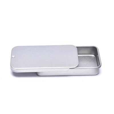 60x33x10mm Iron Box Slide Cover Storage Box Wedding Jewelry Pill Cases Tin Boxes Container Organizer Money Coin Candy Key Case