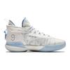 Anta Kids KT9 Shock Absorbing Wear Resistant High Top Basketball Shoes Kids Basketball Shoes White Blue 312421130-2