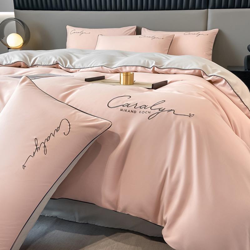 

Комплект постельного белья из фланели класса люкс - Включает простыню, пододеяльник и наволочку для студенческого общежития 1.5m Bed Four-Piece Fitted Set - 200x230 Quilt