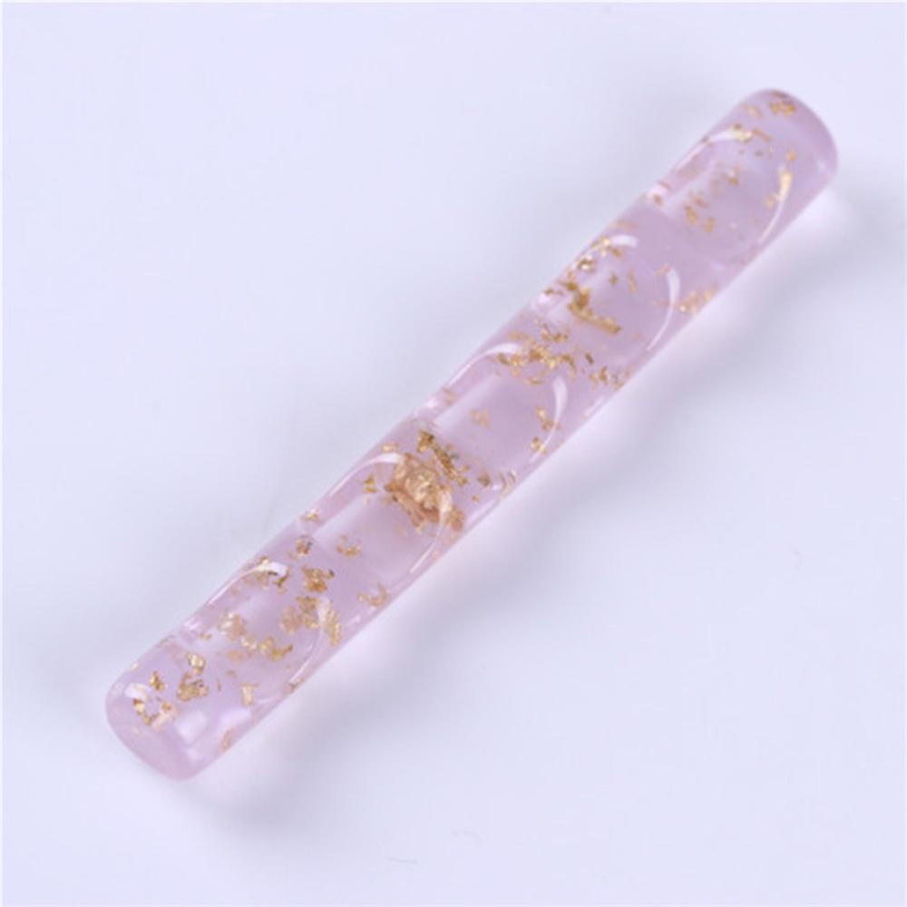 1 Pcs 5 Grids Acrylic Clear Nail Brush Rack Shelf Painting Pen Rest Holder Stand Colorful UV Gel Brush Display Holder