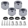Hex Hub Widening Connector 8mm Accessory for 1 10 RC Model Car Couleur titane