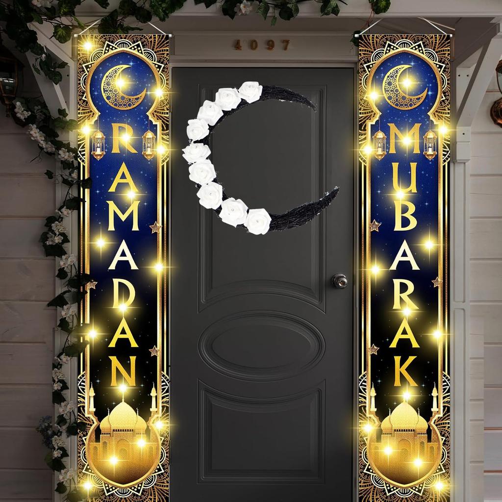 Simulation Moon Wreath Holiday Party Decoration Decoration Activity Scene Beach Camping Park Courtyard Decoration
