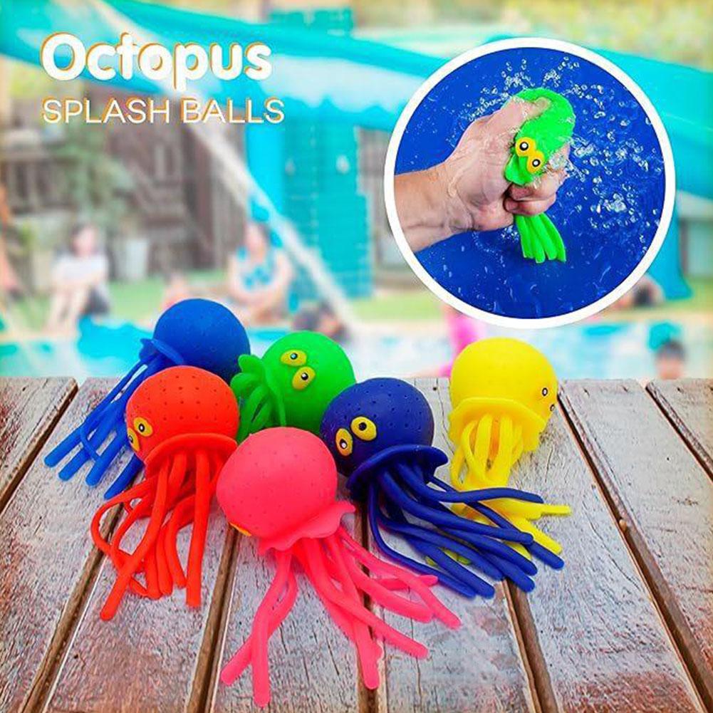 Baby Badspeelgoed Spons Waterabsorberende Octopus Knijpbaar Stressverlichtend Speelgoed Zomer Zwemmen Spelen Water Badspeelgoed Voor Kinderen