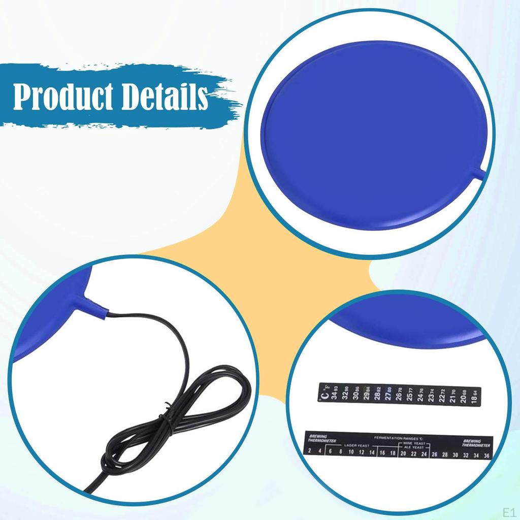Brewing & Fermentation Heating Pad 25W for Sourdough Starter Yogurt Seedling