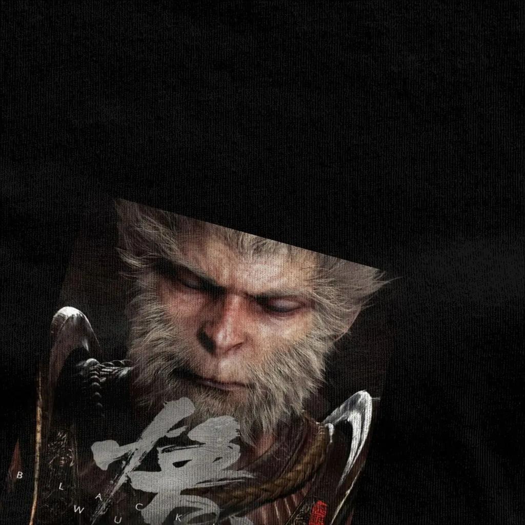 Unique Black Myth Wukong Game 2024 T-Shirt Men Women Crew Neck Cotton Monkey Lover Short Sleeve Tees Classic Tops