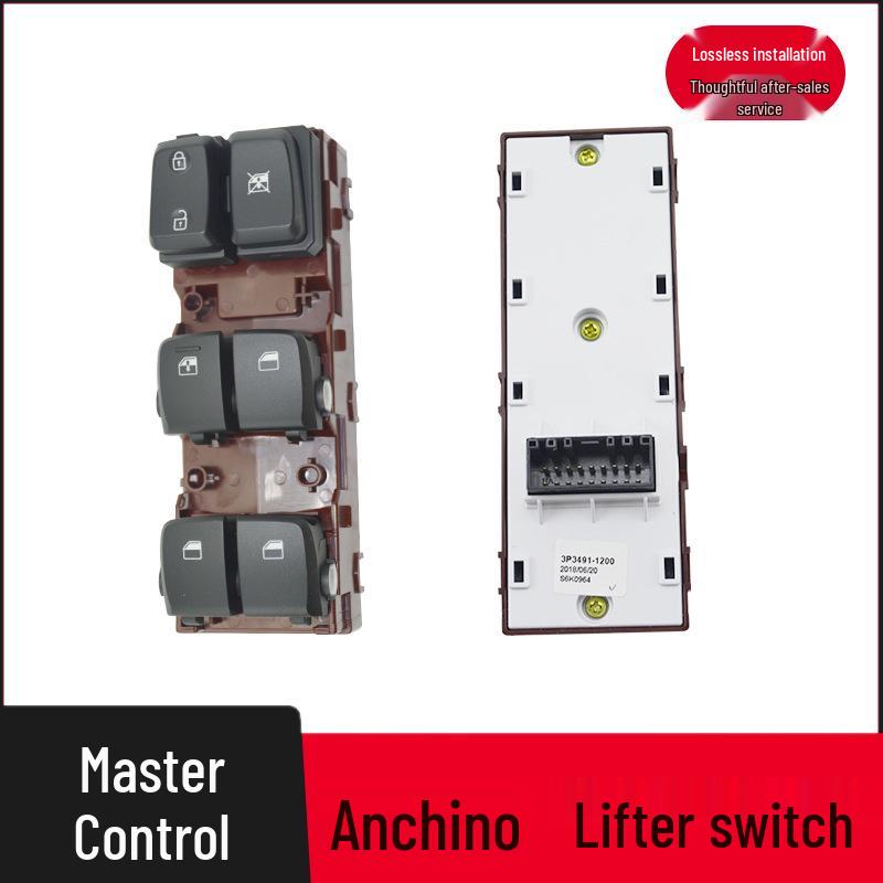 Hyundai Window Lifter Switch 3P3491-1200