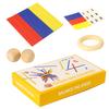 New 3in1 Stick and Tower Game Wooden Arithmetic Early Education Montessori Toys Thinking Training Parent-child Interactive Toy