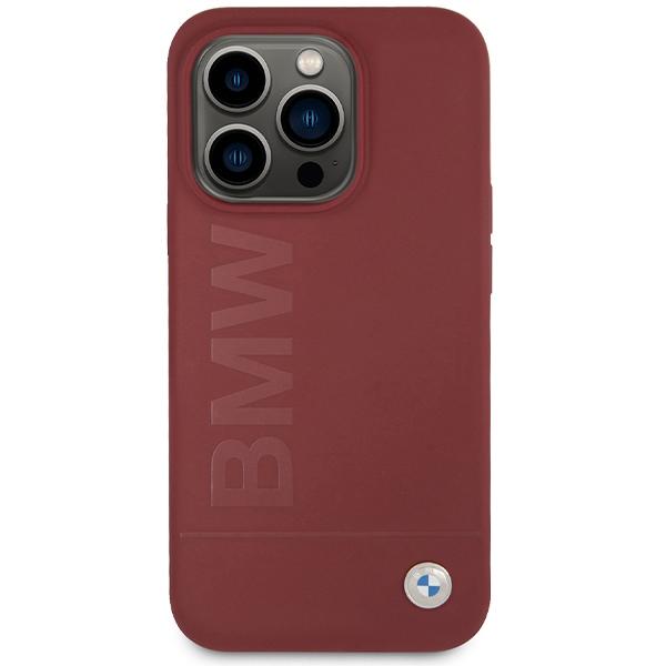 Bmw Bmhmp15Lslblre Iphone 15 Pro6.1 Czerwony/Red Hardcase Silicone Big Logo Magsafe