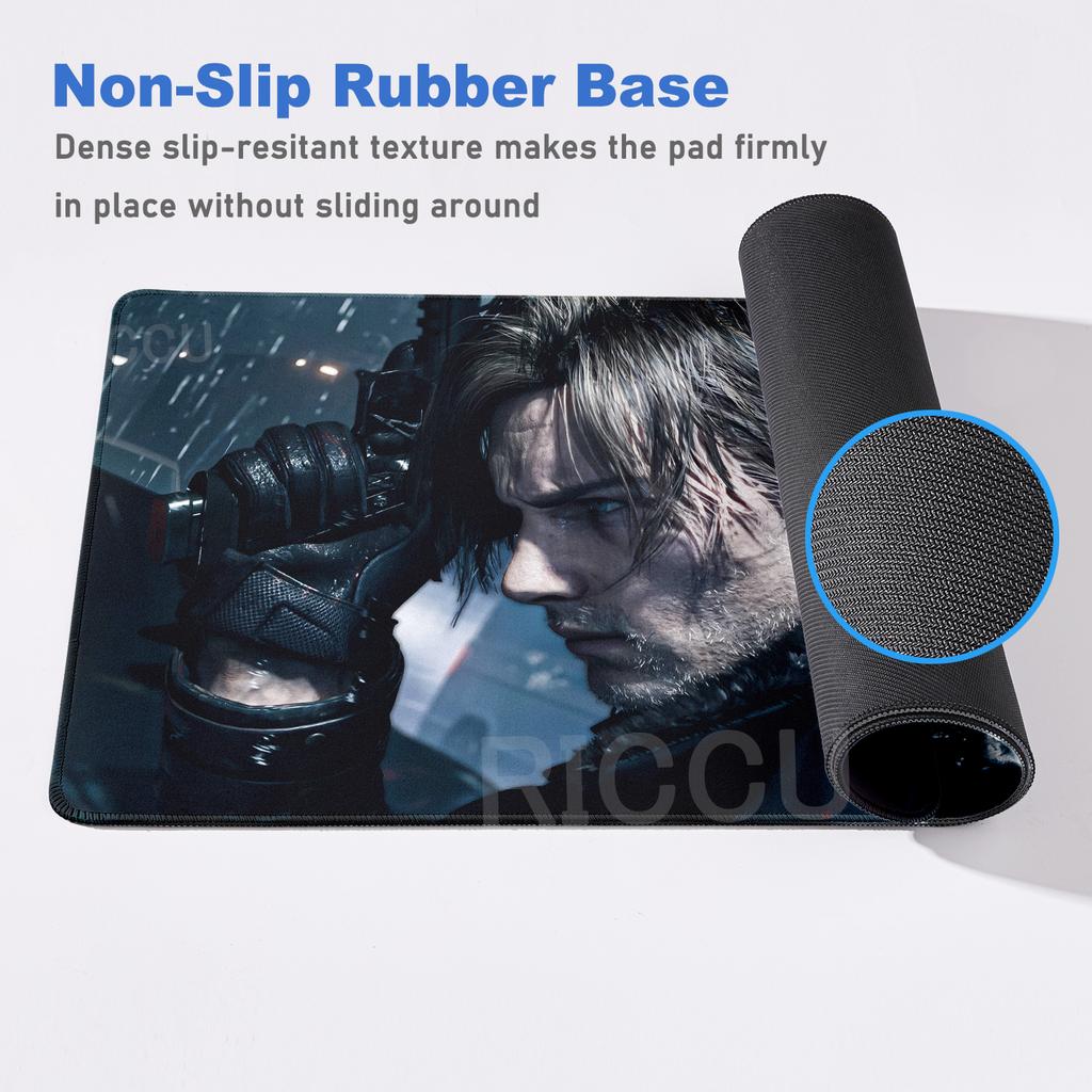 XXL HD Resident Evil Requiem Mouse Pad Rug Expand Desk Mat Large Non-slip Keyboard Ergonomic Office Rubber PC Accessories carpet