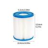 Confezione da 6 Cartucce Filtro Piscina Tipo II Compatibili con 58385E 58094 Sostituzione Filtro Pompa Piscina per Piscina Gonfiabile