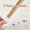 16pcs/bag Thickened Chair Leg Caps Non-Falling Table Feet Protectors  Floor Scratch Reduction