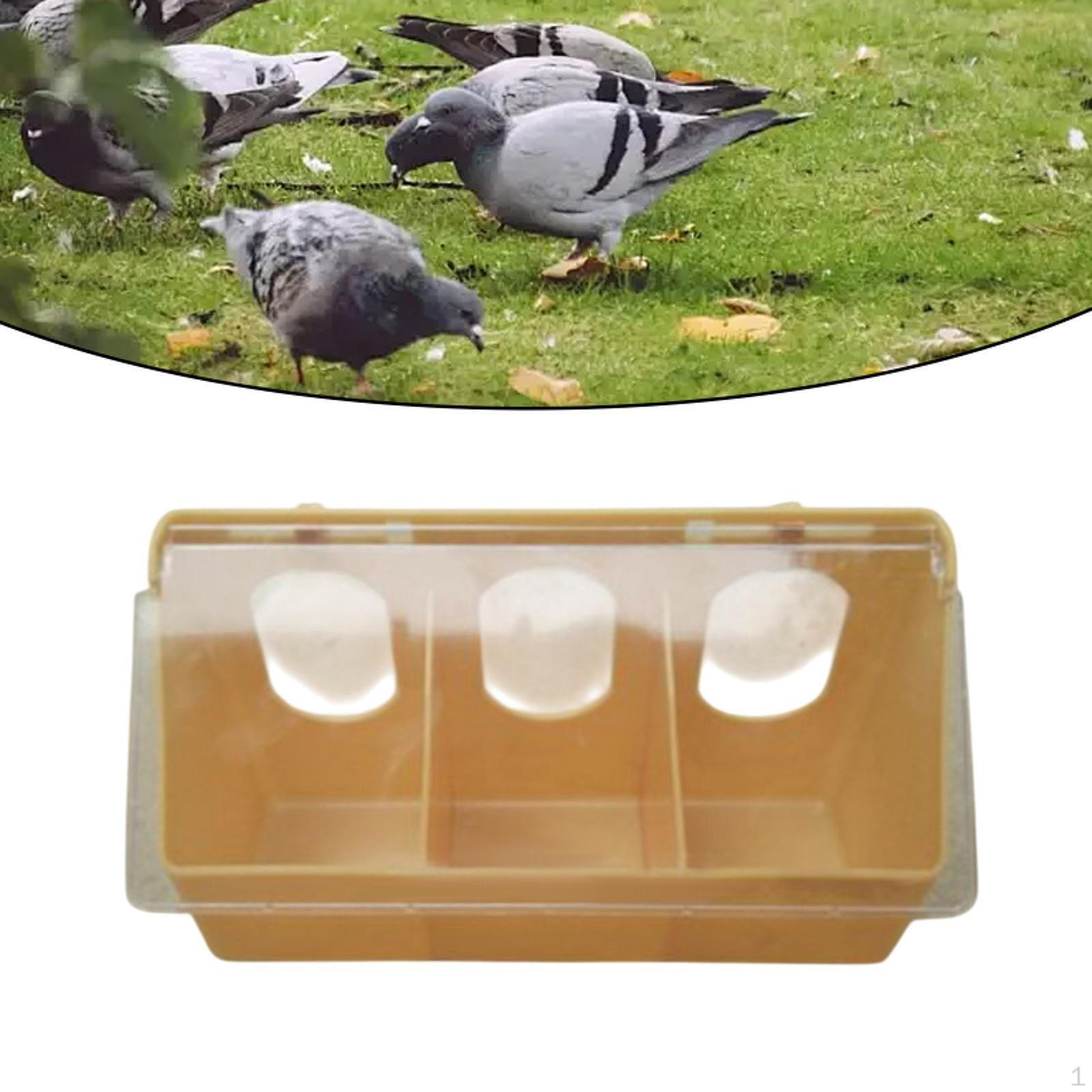 

Кормушка для птиц Голубь Подвесной Контейнер для корма для попугая для кореллы Three holes