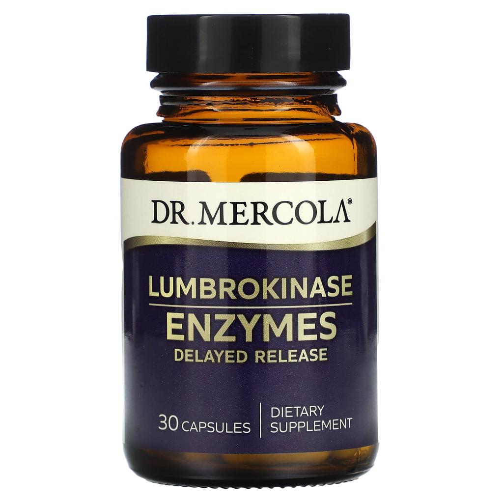 Dr. Mercola Lumbrokinase Enzyme, 30 Capsules