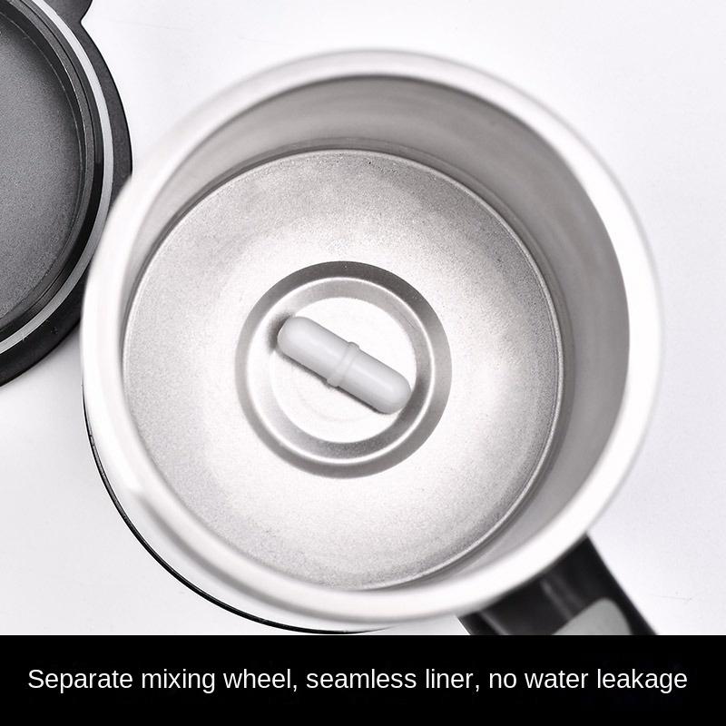 10 Piece Set of Automatic Stirring Cup Magnetized Circular Capsule Portable Cup Rotating Wheel Coffee Cup Magnetic Stirrer