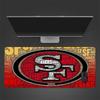 49ers logo Mouse Pad, Large Gaming Desk Mat, Non-slip XXL Mousepad for Laptop & Tablet, Mini PC Playmat with Stitched Edges