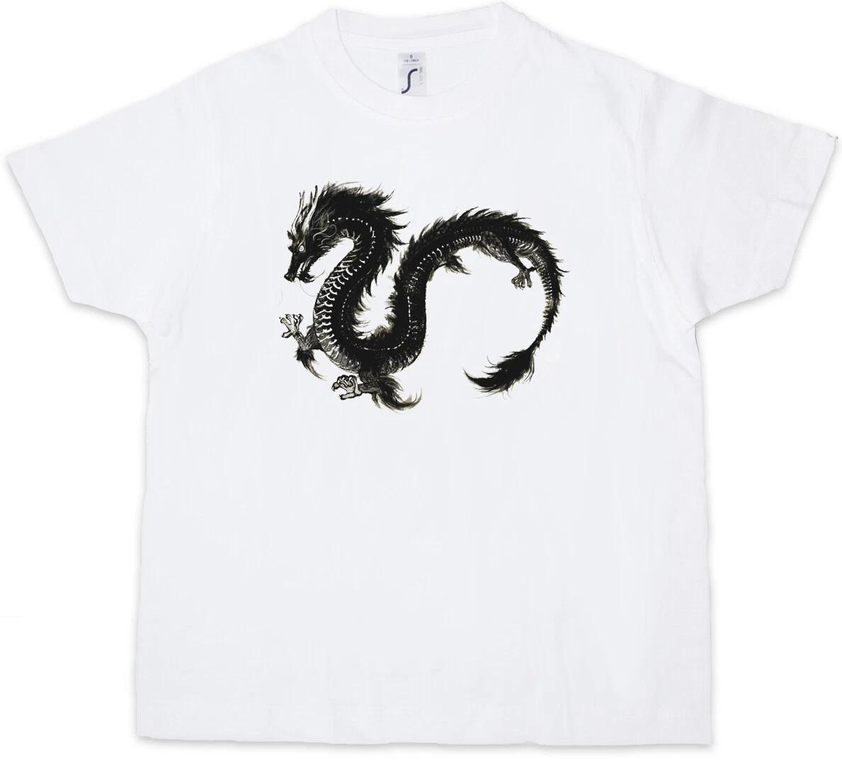 CHINESE DRAGON III Kids Boys T-Shirt Fantasy Medieval Chinese Dragon- 100