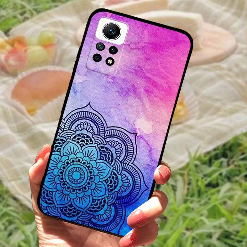 For Redmi Note 12 Pro 4G Case Silicone Soft Marble Black Bumper Funda Coque For Xiaomi Redmi Note 12 Pro Protective Phone Cover