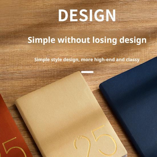 Plánovač kalendář 2025 Měsíční týdenní plánovač Jan. do prosince. 2025 Daily Planner Notebook s měsíčníkem