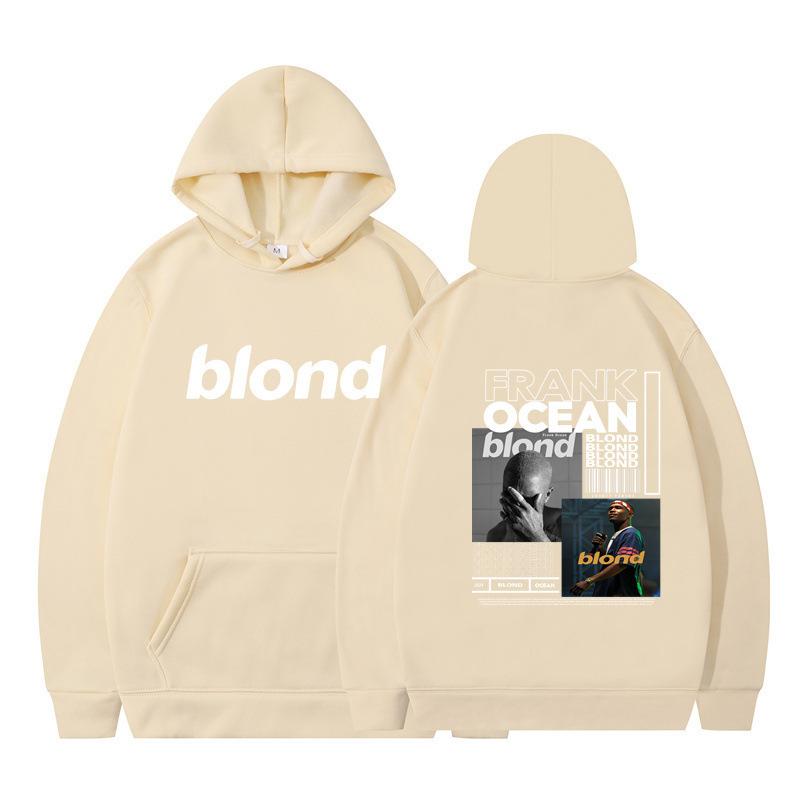 2024 Außenhandel Neu Blond Grenzüberschreitend Herbst/Winter Neu Fleece Lässig Kapuzenkragen Unisex Kapuzenpullover