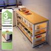 3-Tier Wooden Multifunctional Kitchen Storage Rack