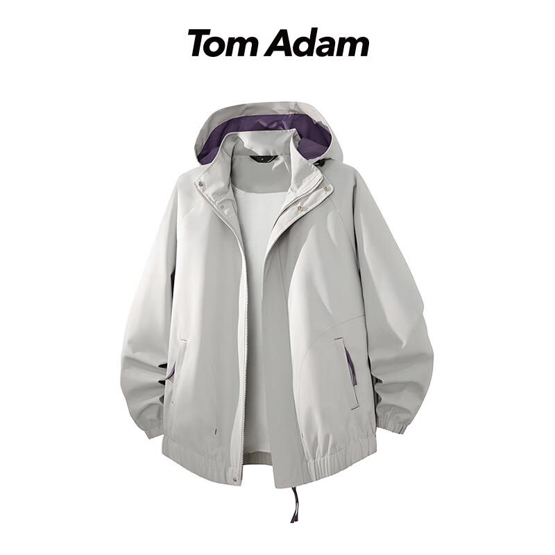

TOM ADAM Men s American Retro Stand Collar Jacket M