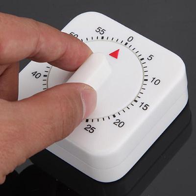 60 Minutes Mechanical Timer with Alarm for Kitchen Cooking