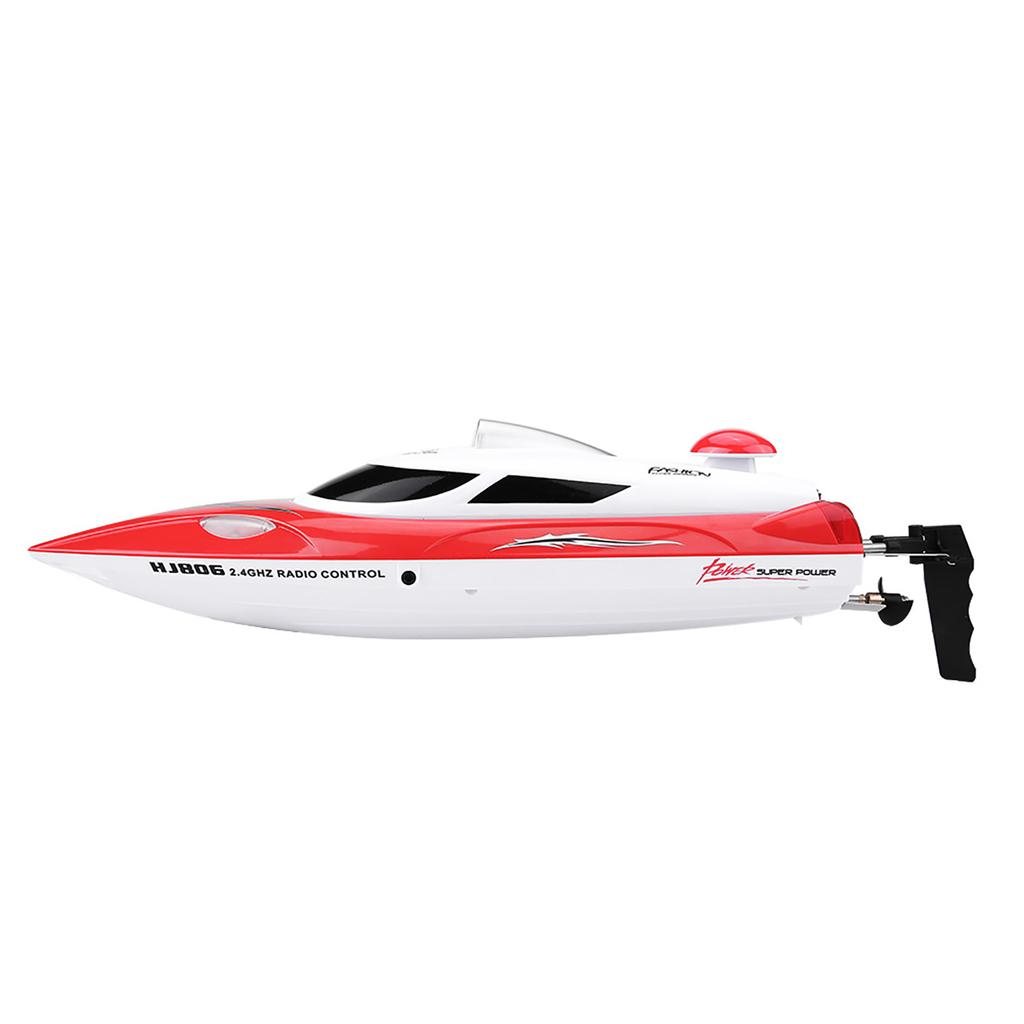 RC 2,4 GHz Fernbedienung 4 Kanal Mini Boot Racing Schnellboot Modell Kinder Spielzeug Fahrzeug Schiff (rot)