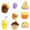 Creative Cartoon Snack And Beverage Little Rabbit Plush Pillow Sofa Cushion Stuffed Toy For Girls