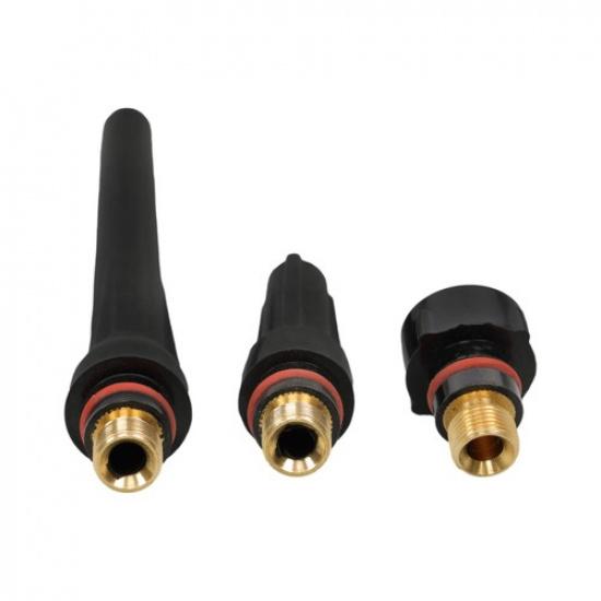 Stubby Gas Lens TIG Welding Torch 87Pack For WP-17/18/26 #12 Glass Cup Collets