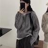 Korean version of chic autumn and winter soft waxy knitted top women's retro twist half zipper lazy versatile short sweater jacket