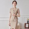 Taluoman Women's Short Sleeve Business Suit Set