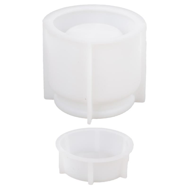 Crafty Silicone Mold for Cement Cup Jar Resin Casting Molds Jar Molds Resin Mold
