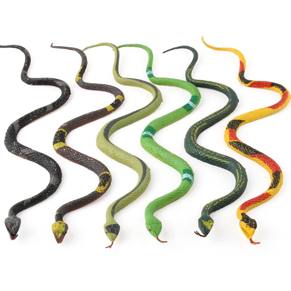 Wild Animal Simulation Snake Model Artificial Figurines Snake Action Figure  Tricky Toys