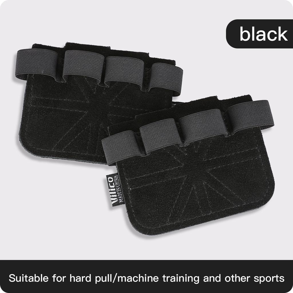 Powerlifting Gym Gloves Breathable Horizontal Bar Booster Gloves Weightlifting Leather Palm Guard Fitness Gloves For Men Women