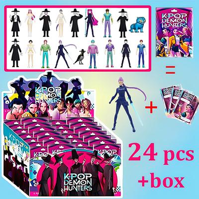 Anime Movie Blind Box K-POP Witch Hunt Super Idol Rumi Mira Zoey Demon Hunter Mini Figurine PVC Model Birthday Gift Blind Box