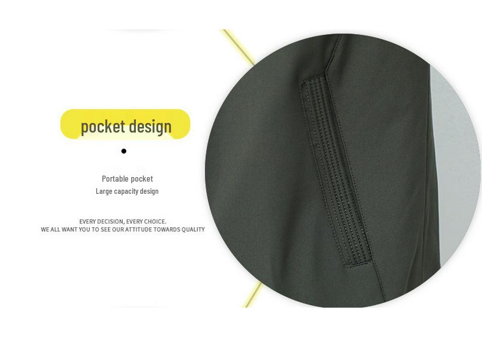 Men's Fashion Versatile Plus Size Baseball Collar Jacket: Spring & Autumn Business Casual Single-Breasted Design