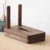 BRSolid Wood Desktop Tissue Box Home Living Room Storage Container Double-layer Storage Rack Napkin Holder Toilet Paper HolderEY