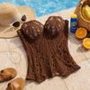 Back Tie Slimming Tube Top Fishbone Women Underwear Vintage Hollow Out Corset Top  Evening Party
