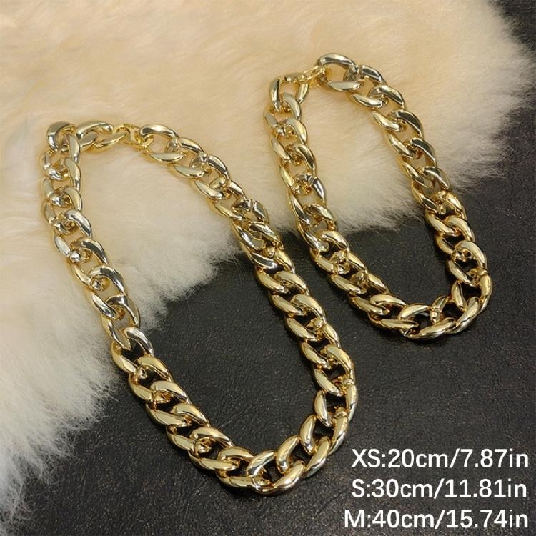 Shimmering Gold Chain Pet Collar Fashion Jewelry Accessory For Puppies Kittens Pet Photography Theme Event Dressingup