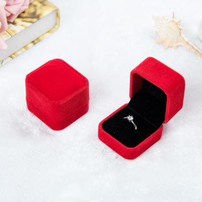 Jewelry Accessories Gifts Ring Box Squre Velvet Wedding 1PC Amazing Popular Jewelry Display Case High Quality  Unique