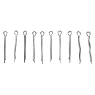 RISK 10pcs Set Bike Disc Brake Pads Lock Pins Rustproof Stainless Steel Split Cotter Lock Pin