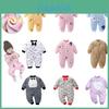 Warm Flannel Newborn Infant Romper Jumpsuit Cute And Cozy Baby Clothes Outfit