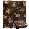 JQ Licensing Cf-Jp Silky American Flag Deer Supersoft Blanket
