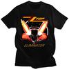 Zz Top Eliminator 1983 Tour T-Shirt Zz Top Rock Unisex Vintage Klassische T-Shirts Sommer Wounisexunisex Atmungsaktives T-Shirt Streetwear Schwarz
