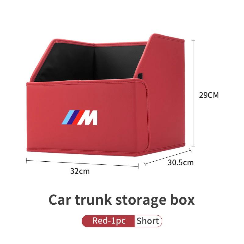 Car Sticker 2025 Hot Car Boot Organiser Storage Box Large Capacity Foldable Storage Box For BMW Series X1X4 X5 X7 G20 G38 F20 F3