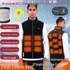 Unisex Smart Heated Fleece Vest - Winter Cold Protection, Electric Heating