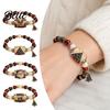 Daily Wear Wrist Jewelry Christmas Beaded Stretch Bracelets  Faux Pearl Beads Bracelet Santa Claus/Tree/Elk/Stocking Bracelet  Holiday for Women Gift