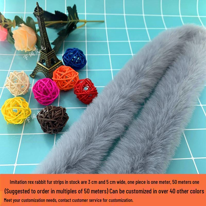 Imitation Rabbit and Mink Fur Strips: Autumn/Winter Cheongsam Accessories, Cuffs, Cape Trim