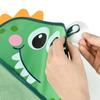 Dinosaur Bath Toy Storage Bag, Mesh Organizer With Strong Suction Cups, Hanging Bathtub Organizer For Kids Bathroom