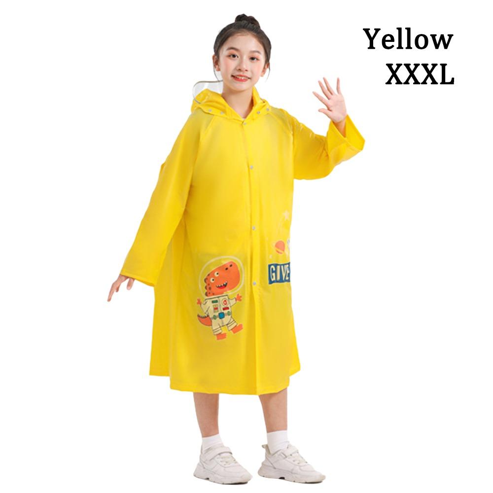 Long Style Rain Coat Cartoon One-Piece Raincoat High Quality Kids Raincoat  Boys And Girls